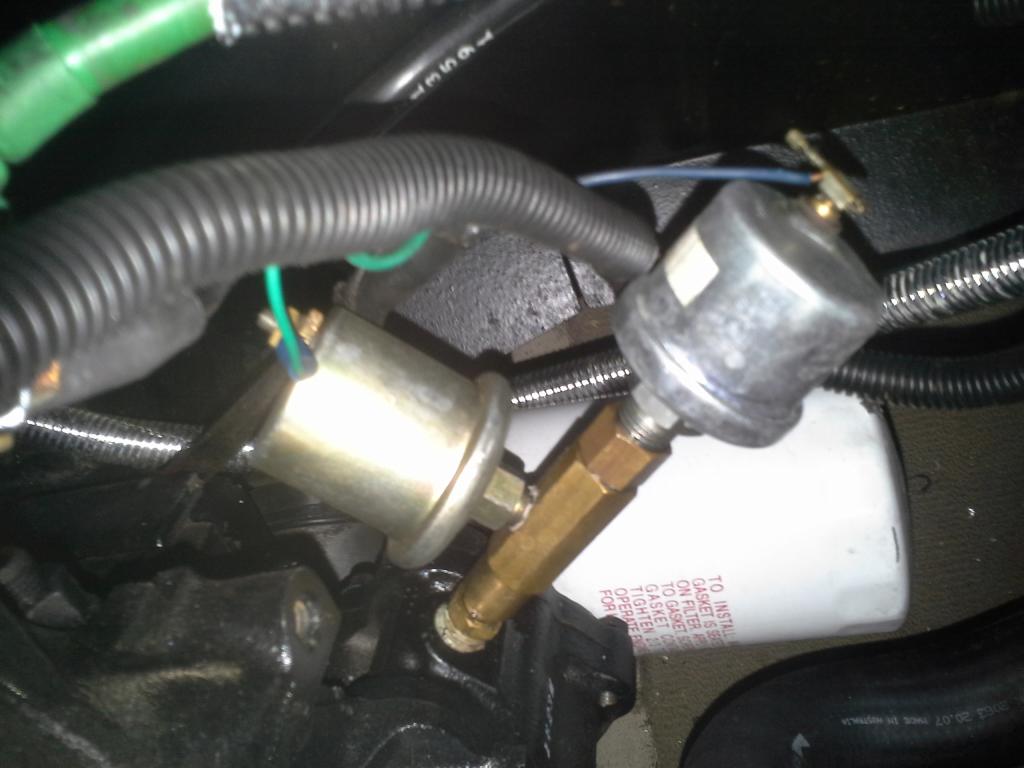 faulty oil pressure sensor